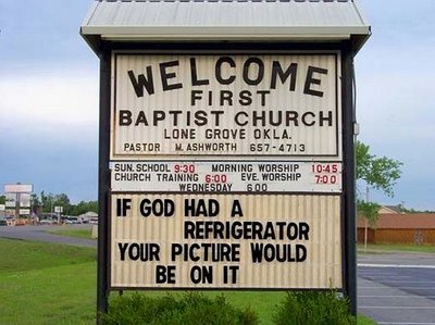 Thought today I’d share some funny church signs! Enjoy!